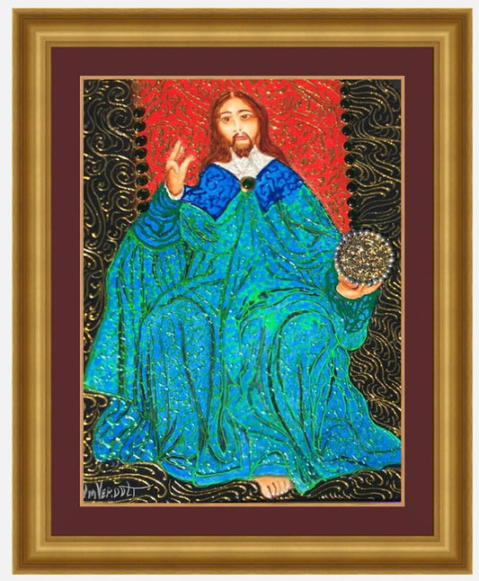 Christ Enthroned Original Work by William Verdult
